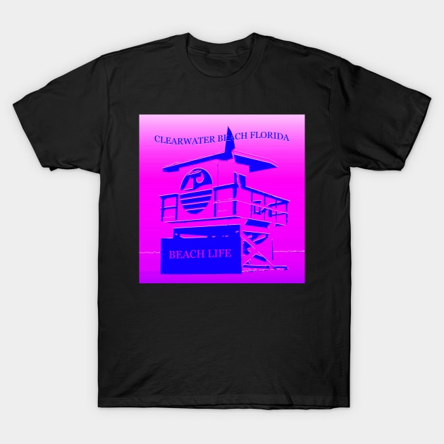 Clearwater Beach Florida T-Shirt by dltphoto